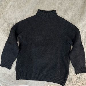 Jenni Kayne, charcoal grey oversized sweater, size S.